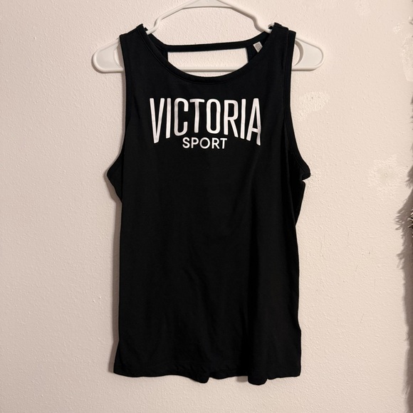 Victoria's Secret Tops - ☀️ Victoria's Secret Sport • Black Muscle Tee • Womens Lg
